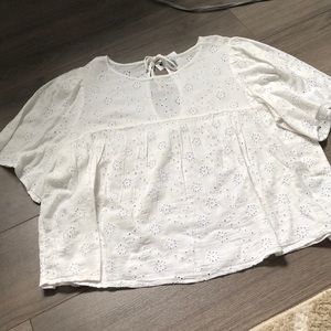 New with Tags Old Navy white eyelet top